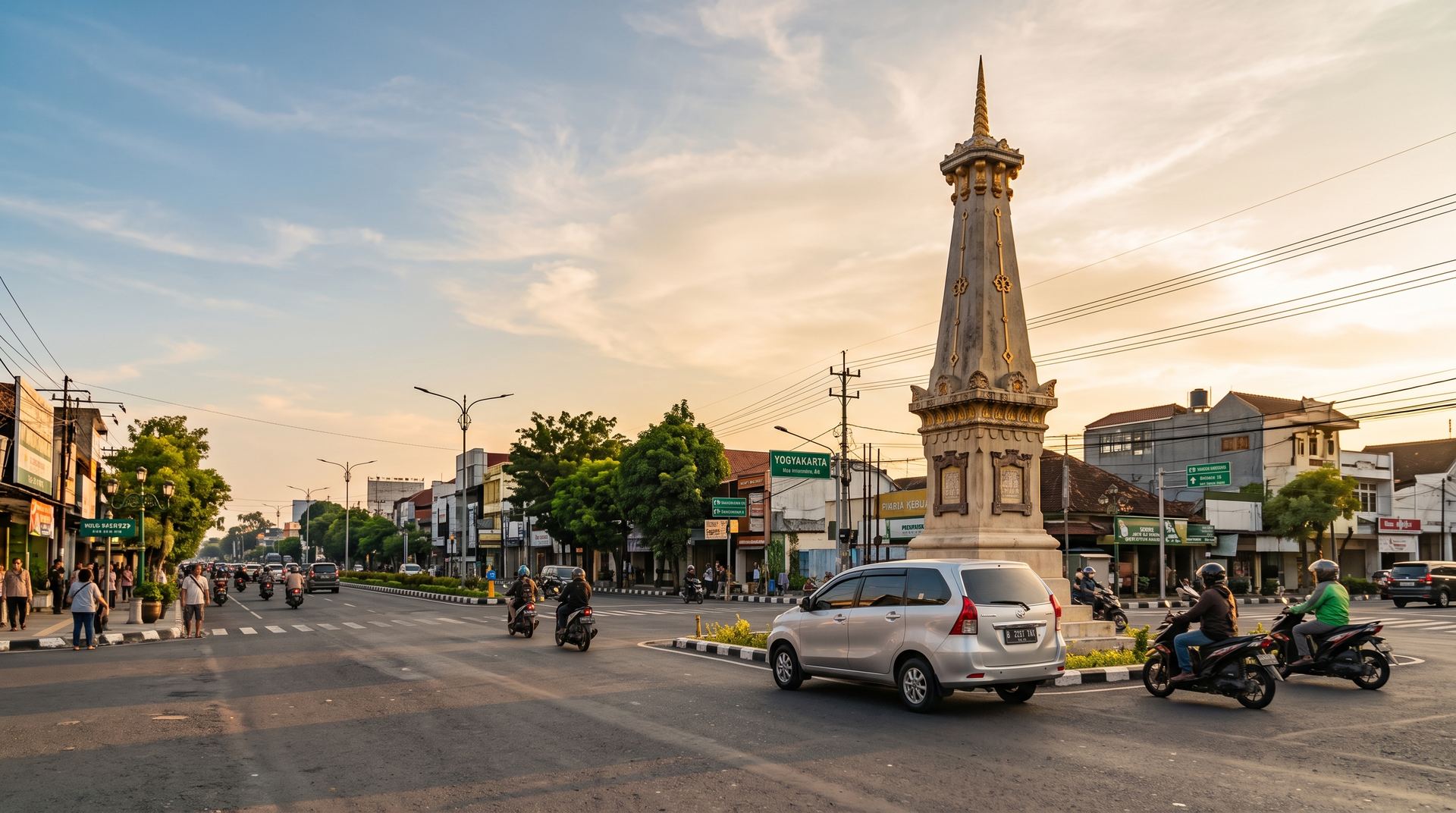 Suasana Tugu Yogyakarta, identitas lokal Gadai Unit Jogja